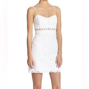 Lilly Pulitzer Sheena White Eyelet Lace Mini Dress - Size 2